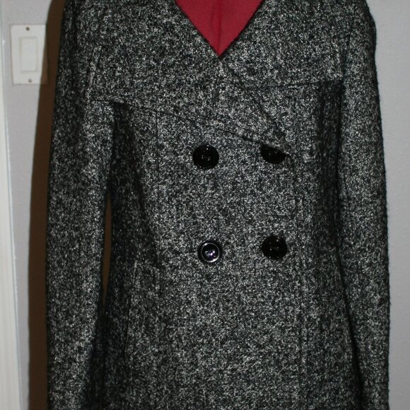 Vintage Calvin Klein Wool Blend Ladies Peacoat - Size 2 - Excellent Condition! - Picture 2 of 9
